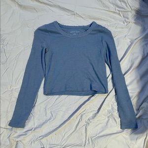 American Eagle cropped long sleeve